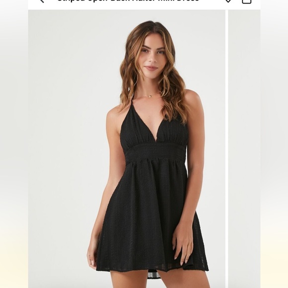 Open back halter mini dress - Picture 4 of 5